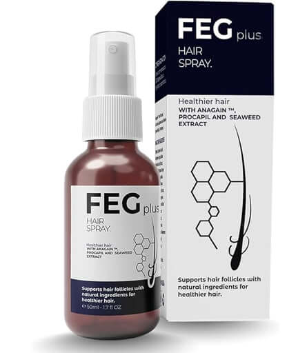 Feg Plus Beard & Hair Growth Serum Spray Powered By Nature For Visible Results | Best Quality Hair